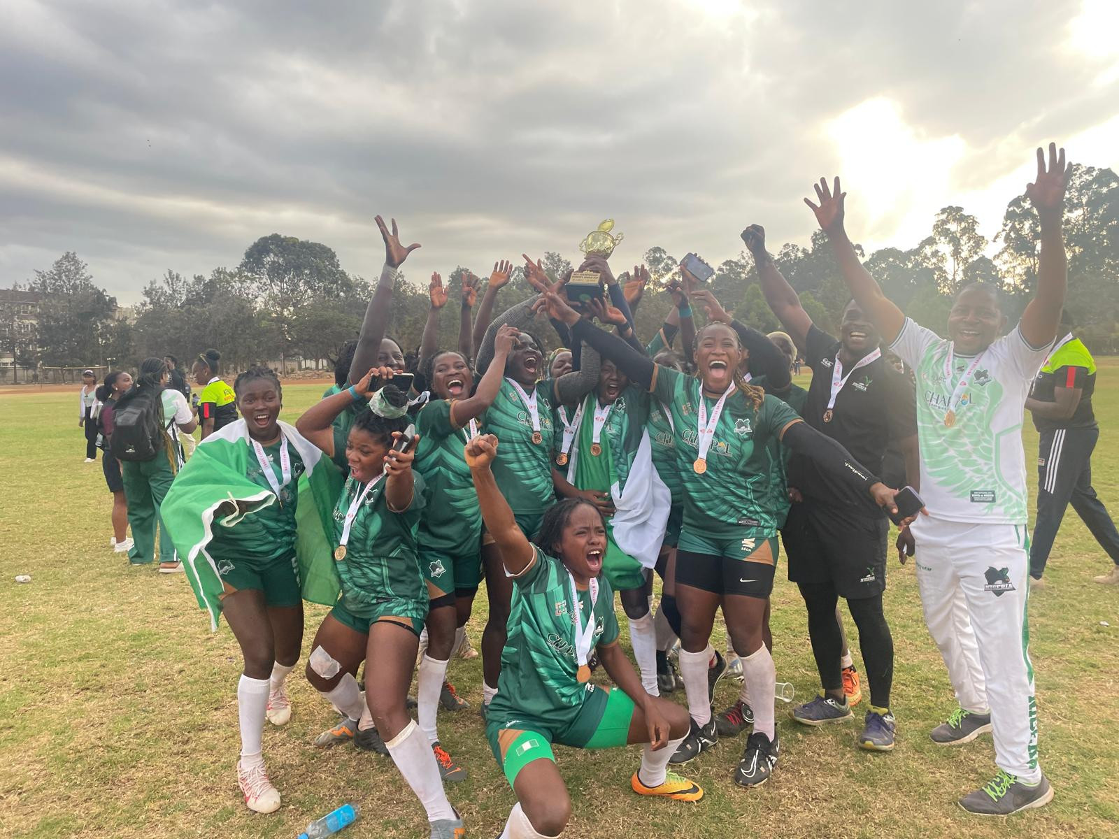 Nigeria celebrate
