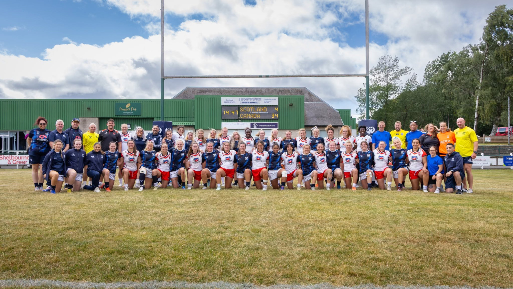Match Report: Canada Women triumph 4-34 over Scotland in Hawick