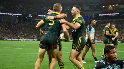 Match Report | Trbojevic hat-trick inspires Australia to victory over Fiji